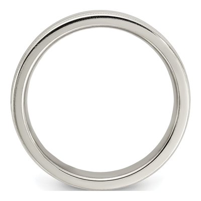 Men's Titanium 4mm Milgrain Comfort-Fit Band – view 2