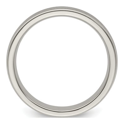 Men's Titanium 5mm Tri Dome Comfort-Fit Band – view 3