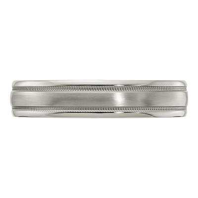 Men's Titanium 5mm Tri Dome Comfort-Fit Band – view 4