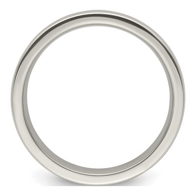 Titanium 6mm Tri-Dome Milgrain Comfort-Fit Band – view 3