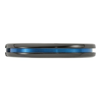 Titanium Sapphire Wedding Band – view 4
