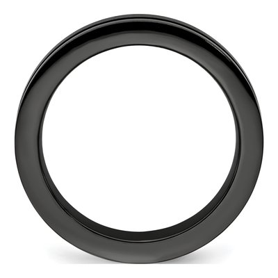 Titanium 4mm Black Wedding Band – view 2