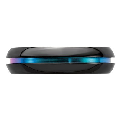 Titanium 6mm Black Wedding Band – view 4