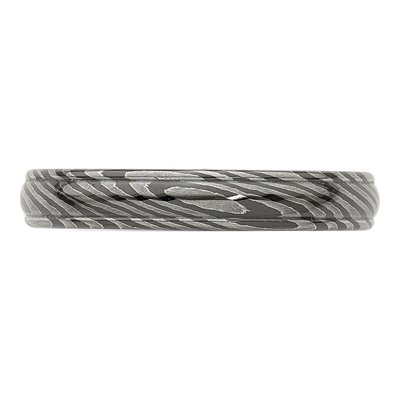 Titanium 4mm Domed Wedding Band – view 5