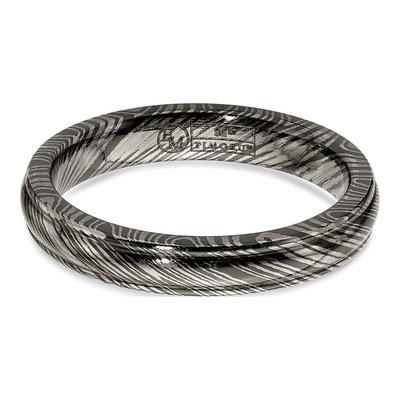 Titanium 4mm Domed Wedding Band – view 6