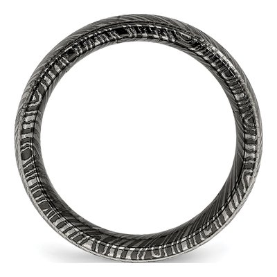 Titanium 7mm Domed Wedding Band – view 2
