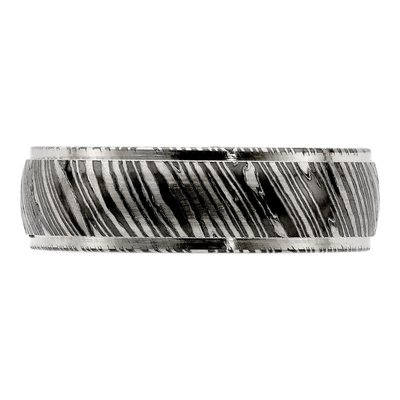 Titanium 7mm Domed Wedding Band – view 3