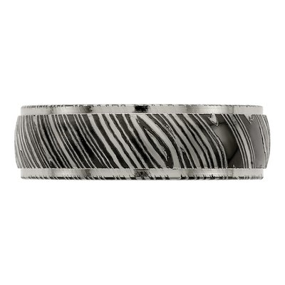 Titanium 7mm Domed Wedding Band – view 4