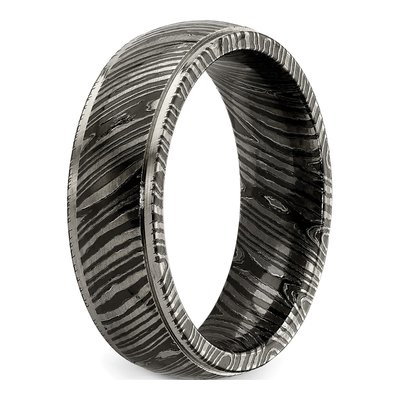 Titanium 7mm Domed Wedding Band – view 5