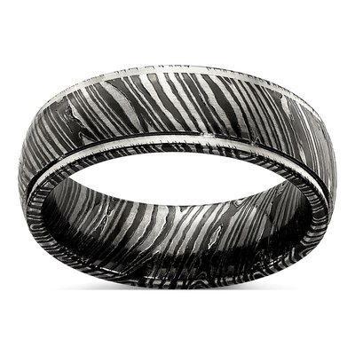 Titanium 7mm Domed Wedding Band