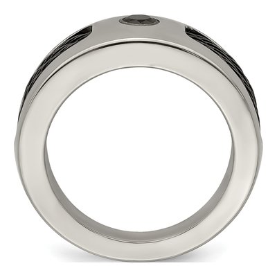 Titanium Black Spinel Wedding Band – view 3