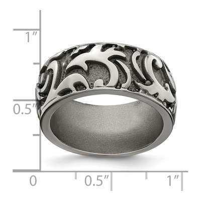 Men's Titanium 11mm Wedding Band – view 7