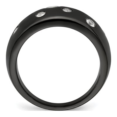 Titanium Black Sapphire Ring – view 2