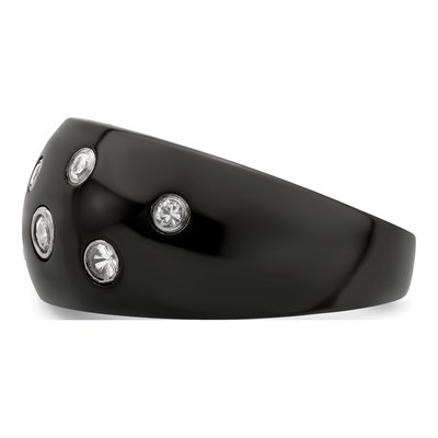 Titanium Black Sapphire Ring – view 3
