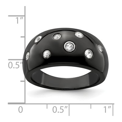 Titanium Black Sapphire Ring – view 8