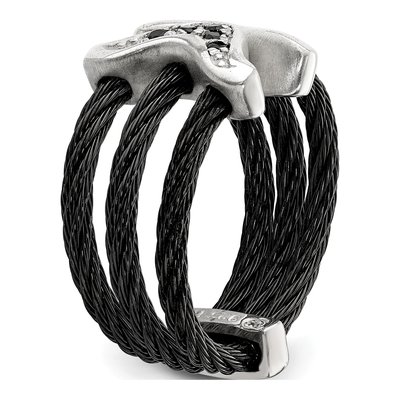 Titanium Black Spinel Ring – view 7