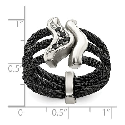 Titanium Black Spinel Ring – view 8