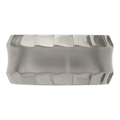 Titanium 12mm Concave Wedding Band – view 5