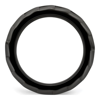 Titanium 12mm Black Wedding Band – view 2