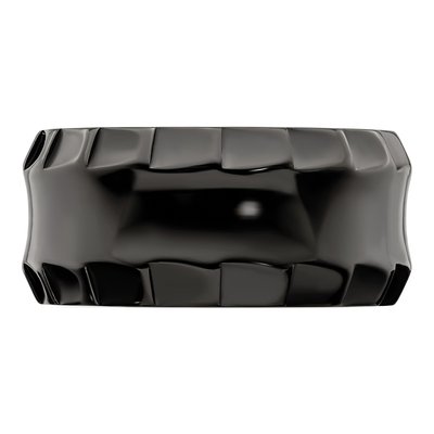 Titanium 12mm Black Wedding Band – view 4