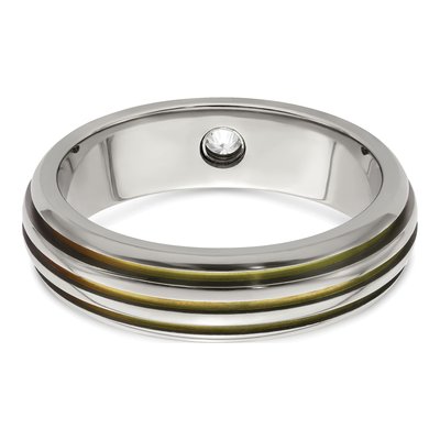 Titanium 6mm Rainbow Anodized Wedding Band – view 6