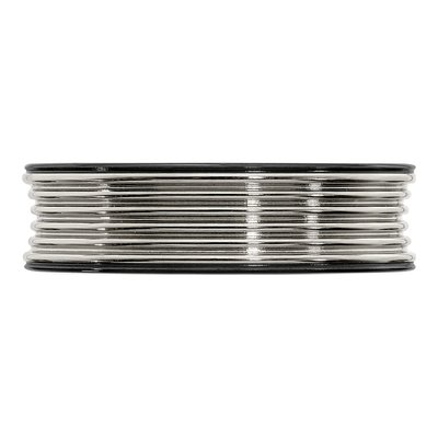 Titanium 7mm Black Ti Grooved Wedding Band – view 3