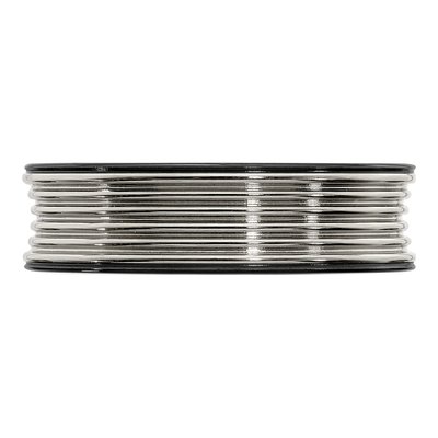 Titanium 7mm Black Ti Grooved Wedding Band – view 4