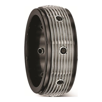 Titanium Black Spinel Ring – view 5