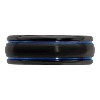 Black Ti Scroll Blue Band, Size 11.5 – view 3