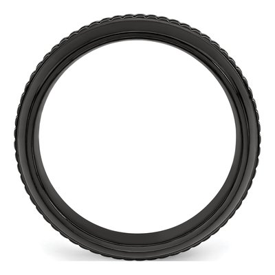 7mm Black Ti Kensington Band – view 2