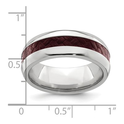 8mm Cobalt Carbon Fiber Band – view 6