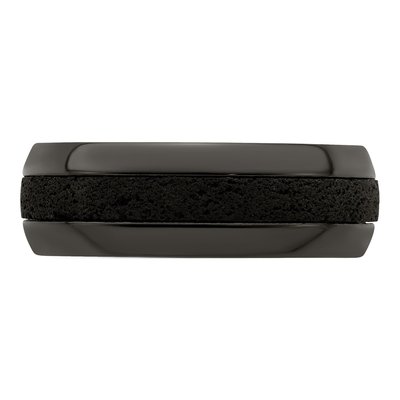 Black Titanium 8mm Beveled Band – view 4