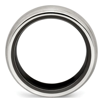 Black Titanium & Silver Band – view 2