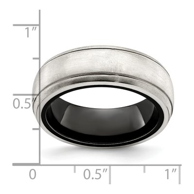 Black Titanium & Silver Band – view 7