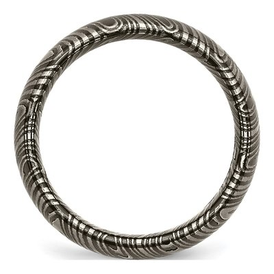 Titanium 7mm Domed Band Ring – view 2