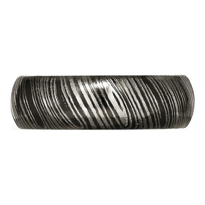 Titanium 7mm Domed Band Ring – view 6