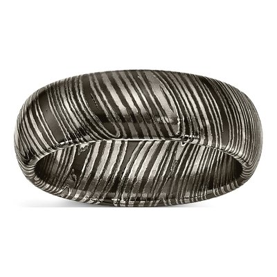 Titanium 7mm Domed Band Ring