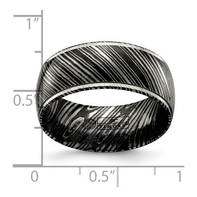 10mm Black Ti Timoku Tri Dome Band – view 7