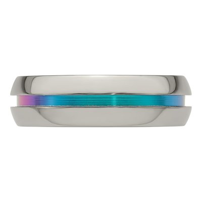 Titanium 7mm Rainbow Comfort-Fit Band – view 5