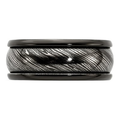 Titanium 10mm Tri Dome Band – view 3