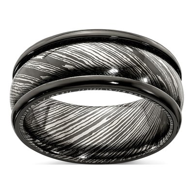 Titanium 10mm Tri Dome Band