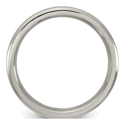Men's Titanium 4mm Concave Comfort-Fit Band – view 2