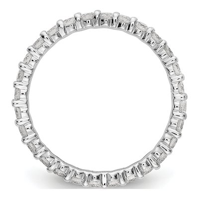 14K White Gold 1 ct tw Lab-Grown Diamond Eternity Band – view 3