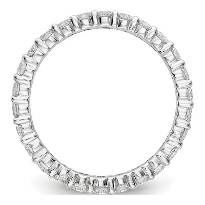 14K White Gold 1 1/2 ct tw Lab-Grown Diamond Eternity Band – view 3