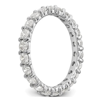 14K White Gold 2 ct tw Lab-Grown Diamond Eternity Band – view 7