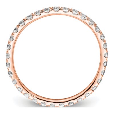 14K Rose Gold 1/2 ct tw Lab-Grown Diamond Eternity Band – view 2