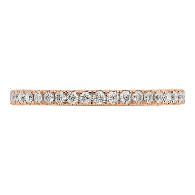 14K Rose Gold 1/2 ct tw Lab-Grown Diamond Eternity Band – view 6