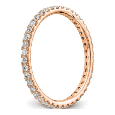 14K Rose Gold 1/2 ct tw Lab-Grown Diamond Eternity Band – view 7