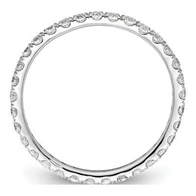 14K White Gold 1/2 ct tw Lab-Grown Diamond Eternity Band – view 3