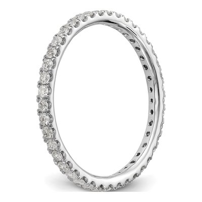 14K White Gold 1/2 ct tw Lab-Grown Diamond Eternity Band – view 7